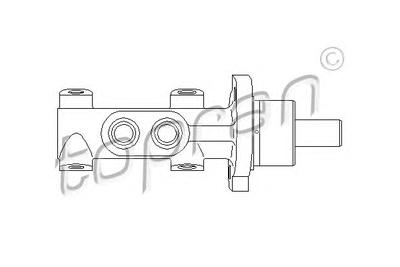 Главный тормозной цилиндр TOPRAN 721 058