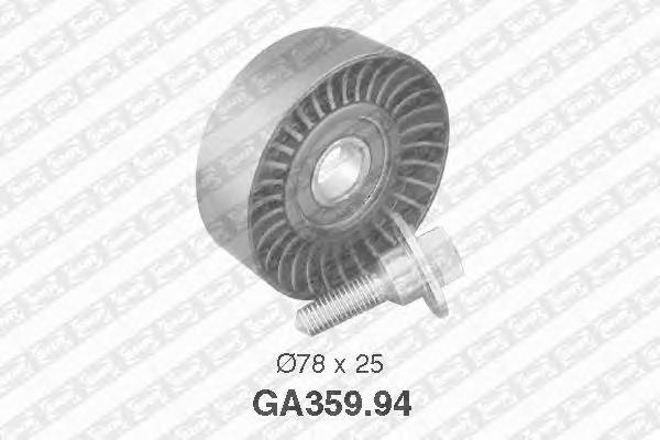 Паразитный / ведущий ролик, поликлиновой ремень SNR