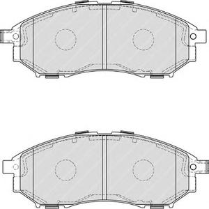 Комплект тормозных колодок, дисковый тормоз FERODO FDB4177
