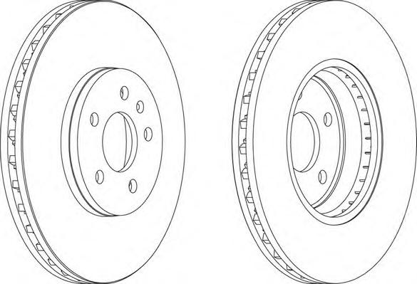 Тормозной диск FERODO