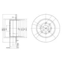 Тормозной диск DELPHI BG3141