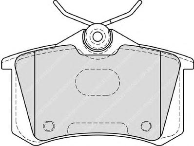 Комплект тормозных колодок, дисковый тормоз FERODO FDB4183