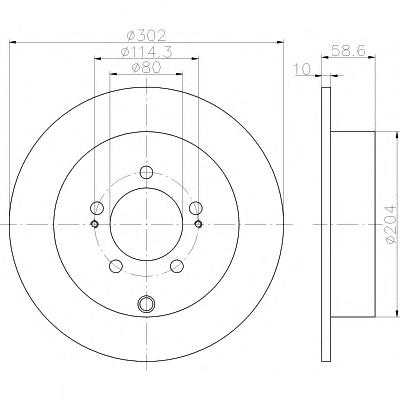 Тормозной диск TEXTAR