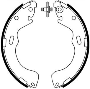 Комплект тормозных колодок ABE