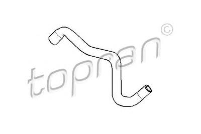 Патрубок системы охлаждения TOPRAN 108 312