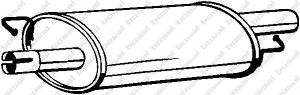 Средний глушитель выхлопных газов BOSAL