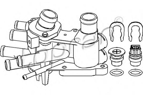 Корпус термостата TOPRAN