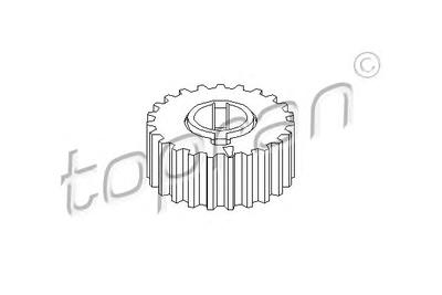 Шестерня, коленчатый вал TOPRAN 205 539