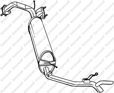 Глушитель BOSAL 282-975