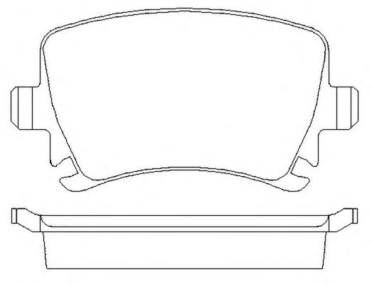 Комплект тормозных колодок, дисковый тормоз JURID