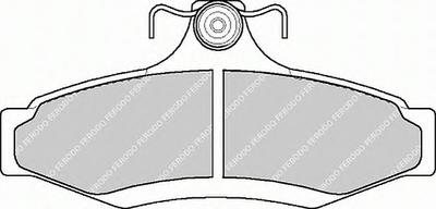 Комплект тормозных колодок, дисковый тормоз FERODO FDB1336
