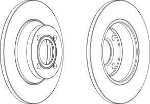 Тормозной диск FERODO