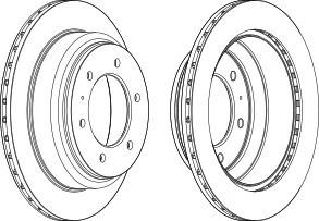 Тормозной диск FERODO DDF695