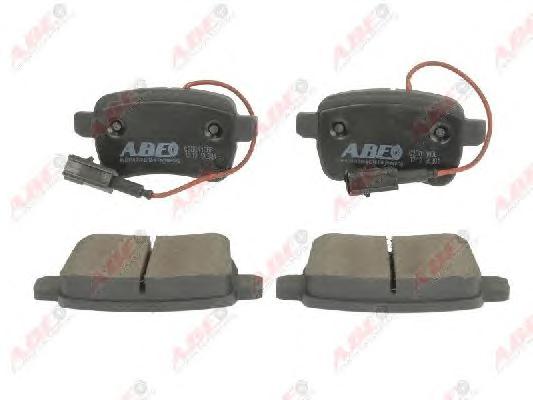 Комплект тормозных колодок, дисковый тормоз ABE