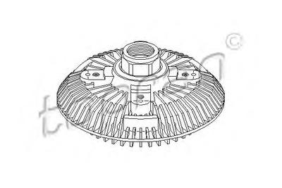 Сцепление, вентилятор радиатора TOPRAN 302 006