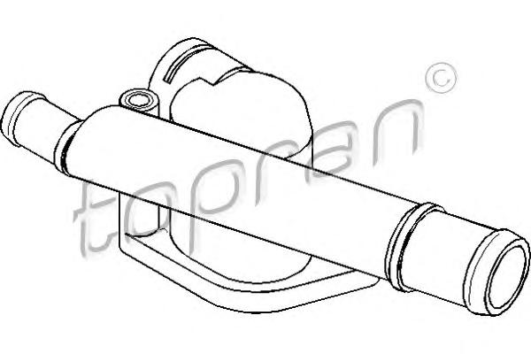 Фланец охлаждающей жидкости TOPRAN