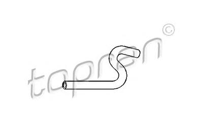 Патрубок системы охлаждения TOPRAN 103 413