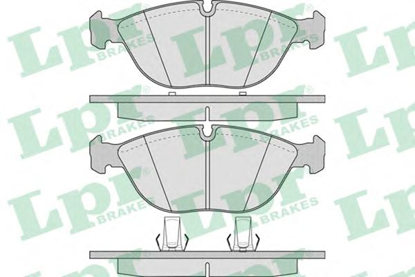 Комплект тормозных колодок, дисковый тормоз LPR