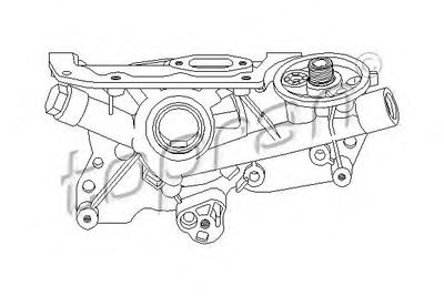 Масляный насос TOPRAN 206 534