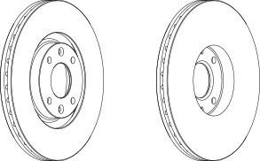 Тормозной диск FERODO