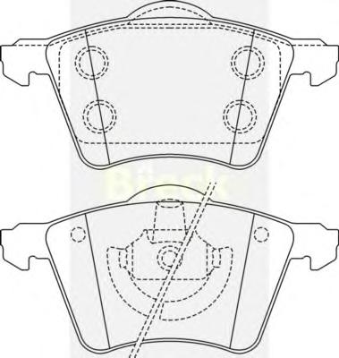Комплект тормозных колодок, дисковый тормоз BRECK