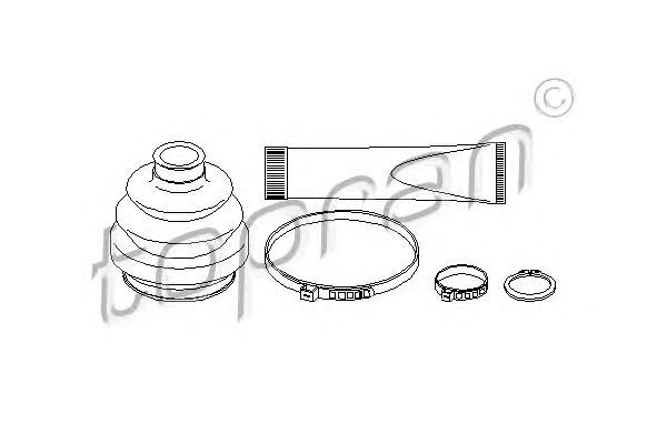 Пыльник ШРУСа TOPRAN