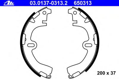 Комплект тормозных колодок ATE 03.0137-0313.2