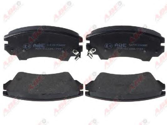 Комплект тормозных колодок, дисковый тормоз ABE