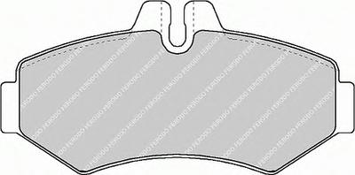 Комплект тормозных колодок, дисковый тормоз FERODO FVR1306