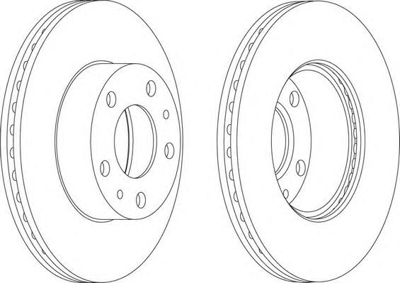 Тормозной диск FERODO