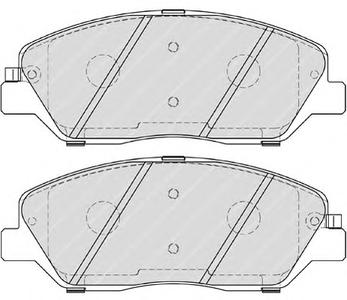 Комплект тормозных колодок, дисковый тормоз FERODO FDB4111