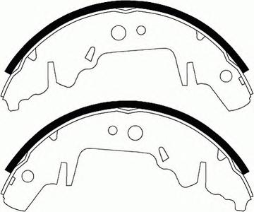Комплект тормозных колодок FERODO FSB568