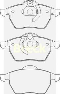 Комплект тормозных колодок, дисковый тормоз BRECK 21829 00 701 00