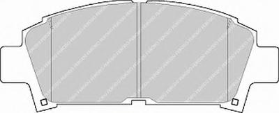 Комплект тормозных колодок, дисковый тормоз FERODO FDB928