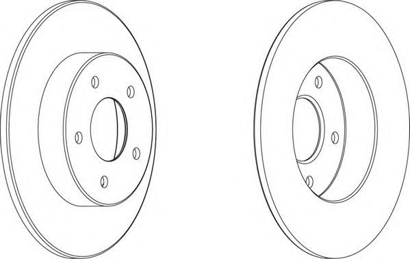 Тормозной диск FERODO