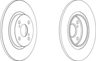 Тормозной диск FERODO DDF1576
