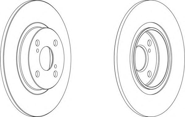 Тормозной диск FERODO