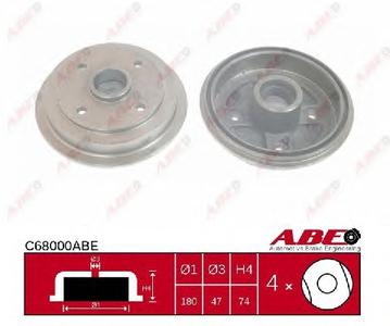 Тормозной барабан ABE C68000ABE