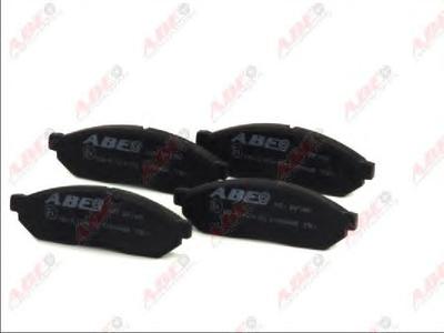 Комплект тормозных колодок, дисковый тормоз ABE C14004ABE