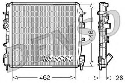 Радиатор охлаждения DENSO DRM23018