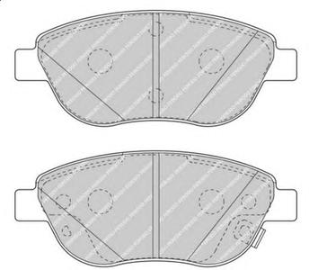 Комплект тормозных колодок, дисковый тормоз FERODO FDB4458