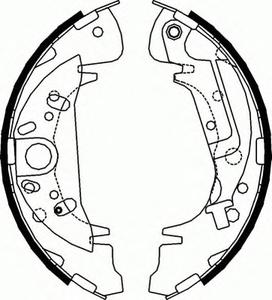 Комплект тормозных колодок FERODO FSB609