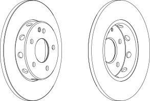 Тормозной диск FERODO