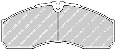 Комплект тормозных колодок, дисковый тормоз FERODO FVR1390