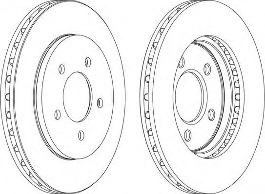 Тормозной диск FERODO
