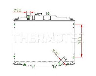 Радиатор охлаждения THERMOTEC D70505TT