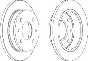 Тормозной диск FERODO