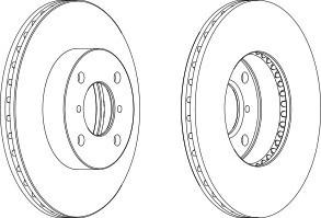 Тормозной диск FERODO