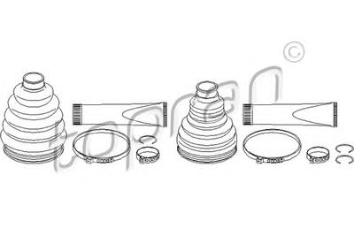 Пыльник ШРУСа TOPRAN 207 105