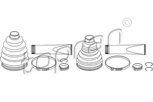 Пыльник ШРУСа TOPRAN